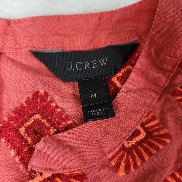 J. CREW Sleeveless Linen/Cotton Sundress. Size Medium - Picture 12 of 13